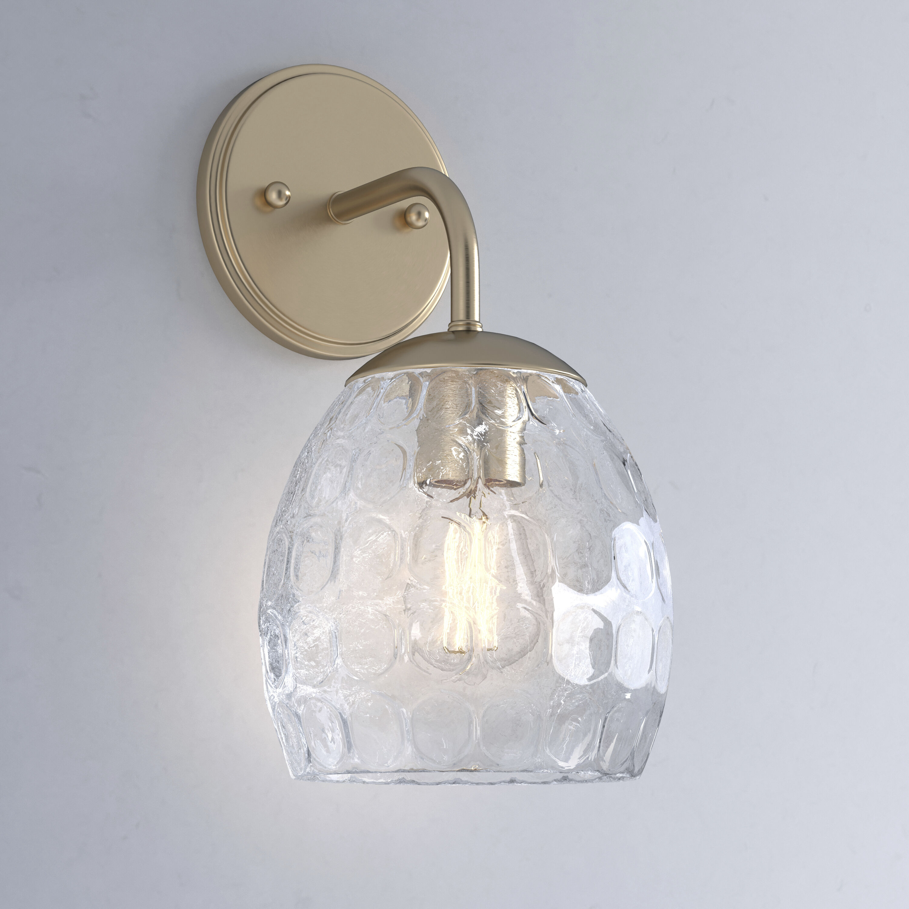 Gallos Indoor Wall Sconce Wall Light in Modern Gold